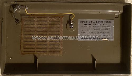 National 2 Band Transistor 9 AB-210 U; Panasonic, (ID = 2775820) Radio