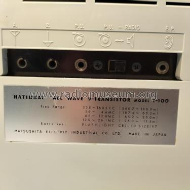 National All Transistor All Wave 4-Band 9-Transistor T-100; Panasonic, (ID = 2732025) Radio