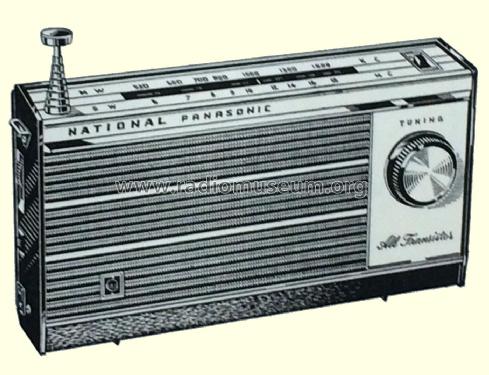 National Panasonic All Transistor R-240J Radio Panasonic 