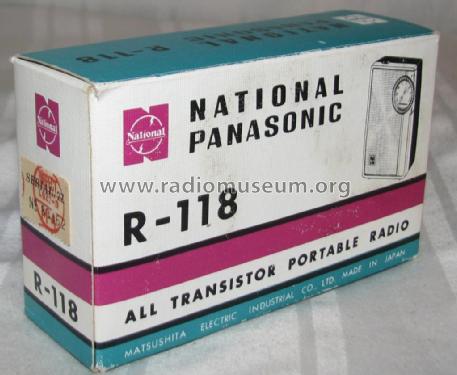 National Panasonic 6-Transistor R-118; Panasonic, (ID = 2094013) Radio