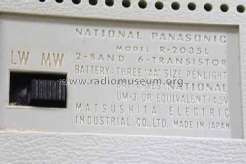 National Panasonic R-2035L; Panasonic, (ID = 2541469) Radio