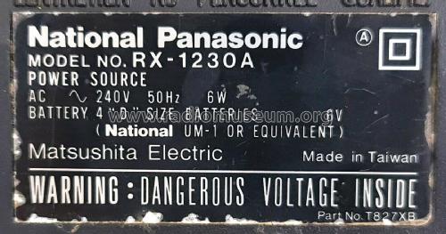 National Panasonic RX-1230A; Panasonic, (ID = 2668136) Radio