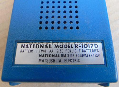 National R-1017D; Panasonic, (ID = 2832473) Radio