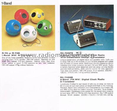 Panapet R-70S; Panasonic, (ID = 2704810) Radio