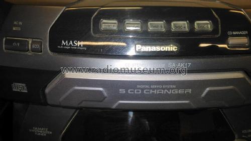 Panasonic CD Stereo System SA-AK17; Panasonic, (ID = 2033511) Radio