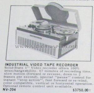 Panasonic - Industrial Video Tape Recorder NV-204; Panasonic, (ID = 1816847) R-Player