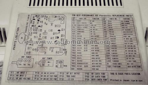 Panasonic LTD - Solid State TR-802 - Ch= 124-1; Panasonic, (ID = 1799797) Television