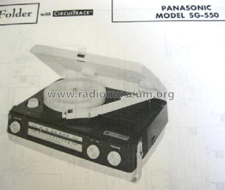 Panasonic Radio-Phonograph SG-550; Panasonic, (ID = 1735697) Radio