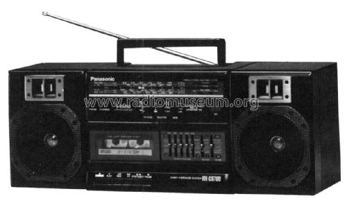 Portable Stereo Component System RX-CS700; Panasonic, (ID = 1781762) Radio