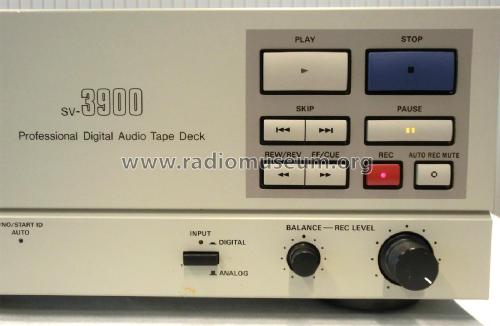 Professional Digital Audio Tape Deck SV-3900 EG; Panasonic, (ID = 3090124) R-Player