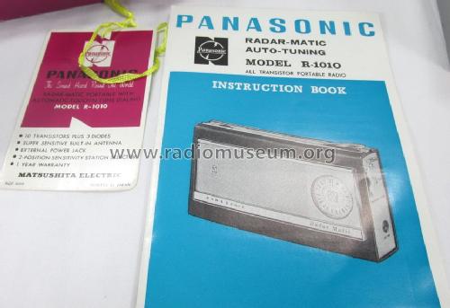 Radar-Matic R-1010; Panasonic, (ID = 1642920) Radio