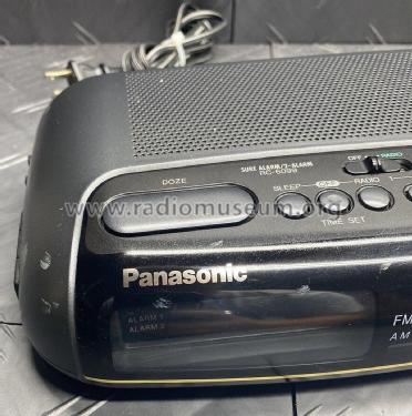 Panasonic RC-6099 AM FM Dual Despertador Radio Verde Digital