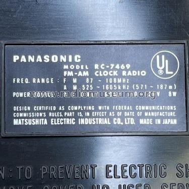 RC-7469; Panasonic, (ID = 2859851) Radio