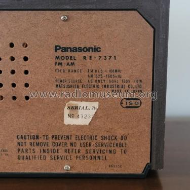 RE-7371; Panasonic, (ID = 2930625) Radio