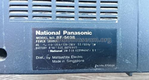 National Panasonic FM-AM 2 Band RF569B; Panasonic, (ID = 2652285) Radio