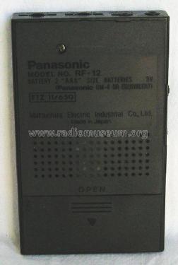 RF-12; Panasonic, (ID = 2671293) Radio