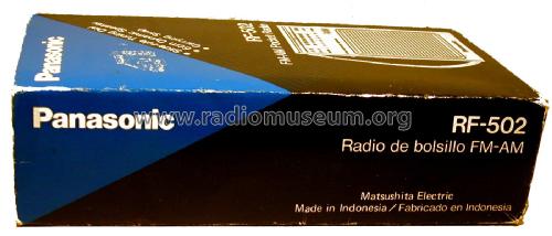 RF-502; Panasonic, (ID = 2212463) Radio