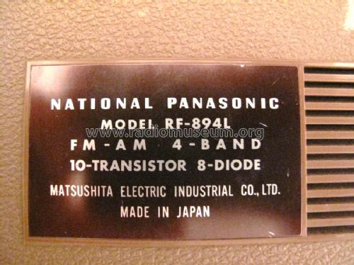 RF-894L; Panasonic, (ID = 1909189) Radio