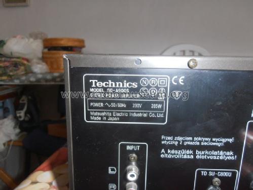 Stereo Power Amplifier SE-A900S; Technics brand (ID = 1652700) Ampl/Mixer