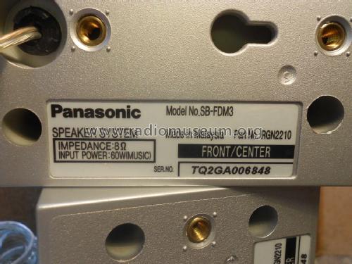 Speaker System SB-FDM3; Panasonic, (ID = 2149439) Speaker-P