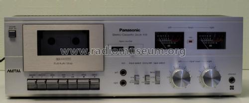 Stereo Cassette Deck RS-619; Panasonic, (ID = 3116797) R-Player