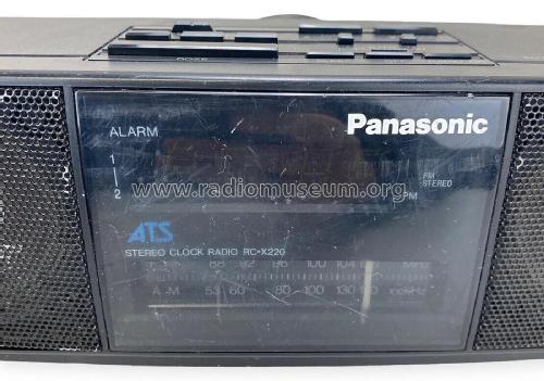 Stereo Clock Radio RC-X220; Panasonic, (ID = 2908753) Radio