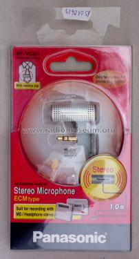 Stereo Microphone RP-VC201; Panasonic, (ID = 1769271) Microfono/PU