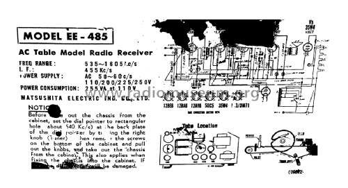 Super-Het EE-485; Panasonic, (ID = 2931868) Radio