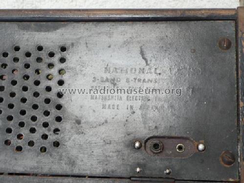 National 3 Band 8 Transistor T-66D Radio Panasonic, Matsushita