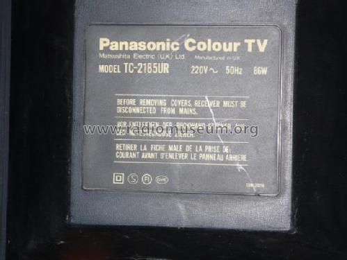 TC-2185UR; Panasonic, (ID = 1623906) Television