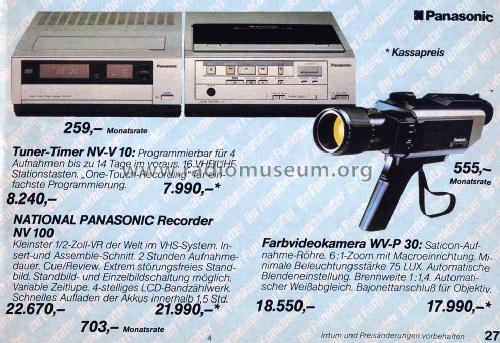 Tuner-Timer NV-V 10E; Panasonic, (ID = 2103235) Converter