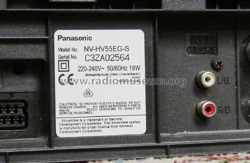 Video Cassette Recorder NV-HV55EG-S; Panasonic, (ID = 1712356) Sonido-V