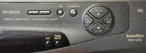 Video Cassettenrecorder NV-SD400; Panasonic, (ID = 1614483) R-Player