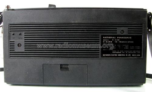 3-Band 2-Speaker 14-Transistor R-358; Panasonic, (ID = 1080708) Radio