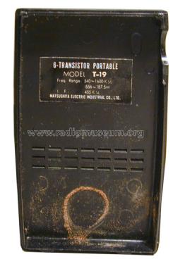 National 6-Transistor T-19; Panasonic, (ID = 1344432) Radio