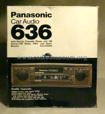 Car Radio Cassette Player CQ-636EN; Panasonic, (ID = 1127098) Car Radio