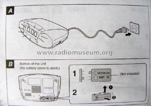 Clock Radio RC-700; Panasonic, (ID = 1143223) Radio