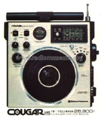 National Panasonic Cougar 115 RF-1150 Radio Panasonic, | Radiomuseum