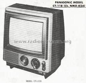 CT-118 Ch= NMX-K5A; Panasonic, (ID = 675076) Televisore