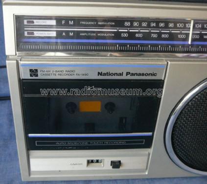 FM-AM 2-Band Radio Cassette Recorder RX-1490A; Panasonic, (ID = 1469226) Radio