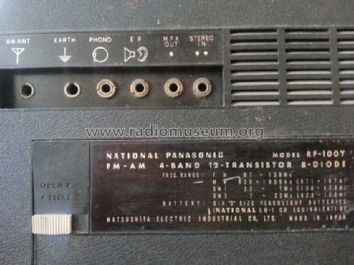 FM-AM 4-Band 12-Transistor 8-Diode Hi-Fi Sound Deluxe RF-100 Y; Panasonic, (ID = 1474543) Radio