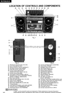 FM-LW-MW-SW 4-Band Stereo Radio Cassette Recorder RX-F32LS; Panasonic, (ID = 1377862) Radio