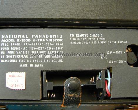 R-135B; Panasonic, (ID = 1402818) Radio