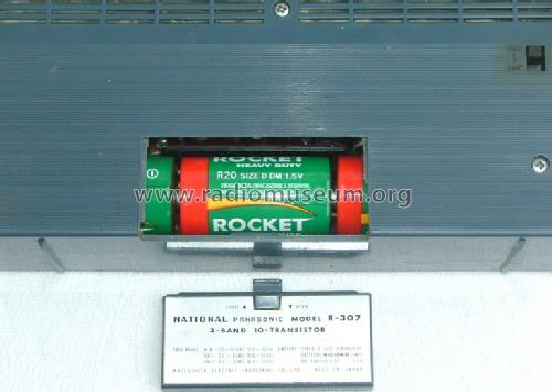 National Panasonic Super Sensitive 10 Transistor R-307; Panasonic, (ID = 443088) Radio