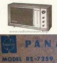 RE-7259; Panasonic, (ID = 538012) Radio