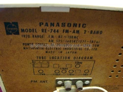 RE-744; Panasonic, (ID = 1166043) Radio