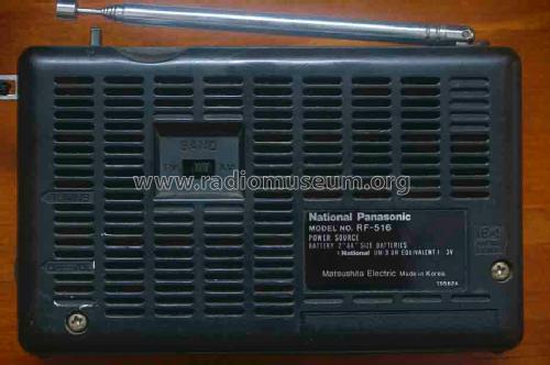 National Panasonic RF-516; Panasonic, (ID = 732259) Radio