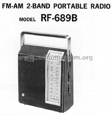 National Panasonic RF-689B; Panasonic, (ID = 737976) Radio