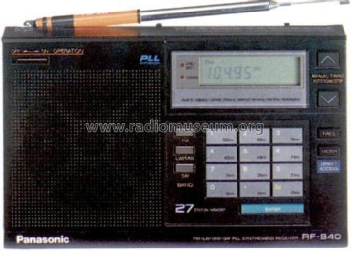 PLL Synthesized Receiver RF-B40; Panasonic, (ID = 107071) Radio