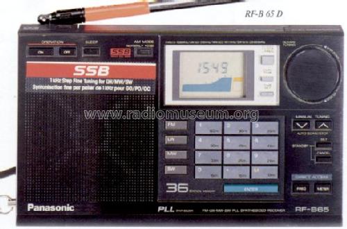 RF-B65 and B65D and B65DA Radio Panasonic, Matsushita, National